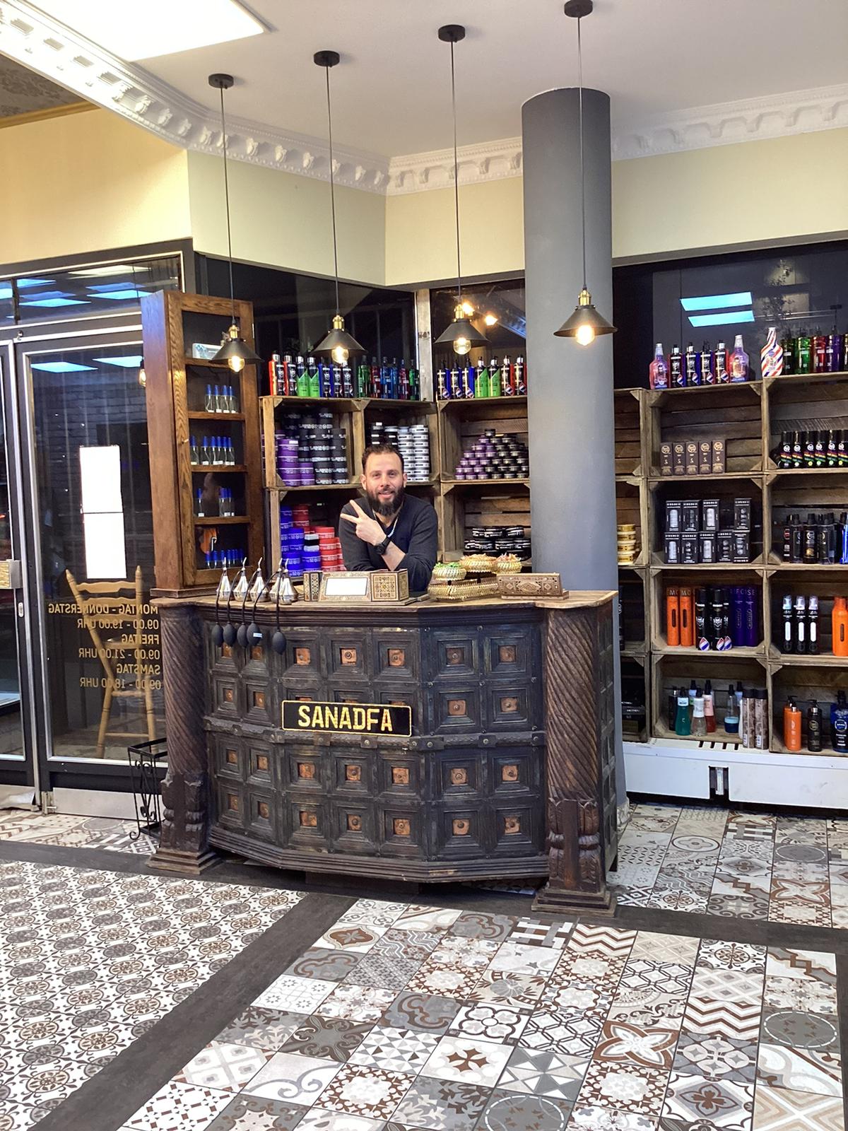 Barber am Arbeitsplatz